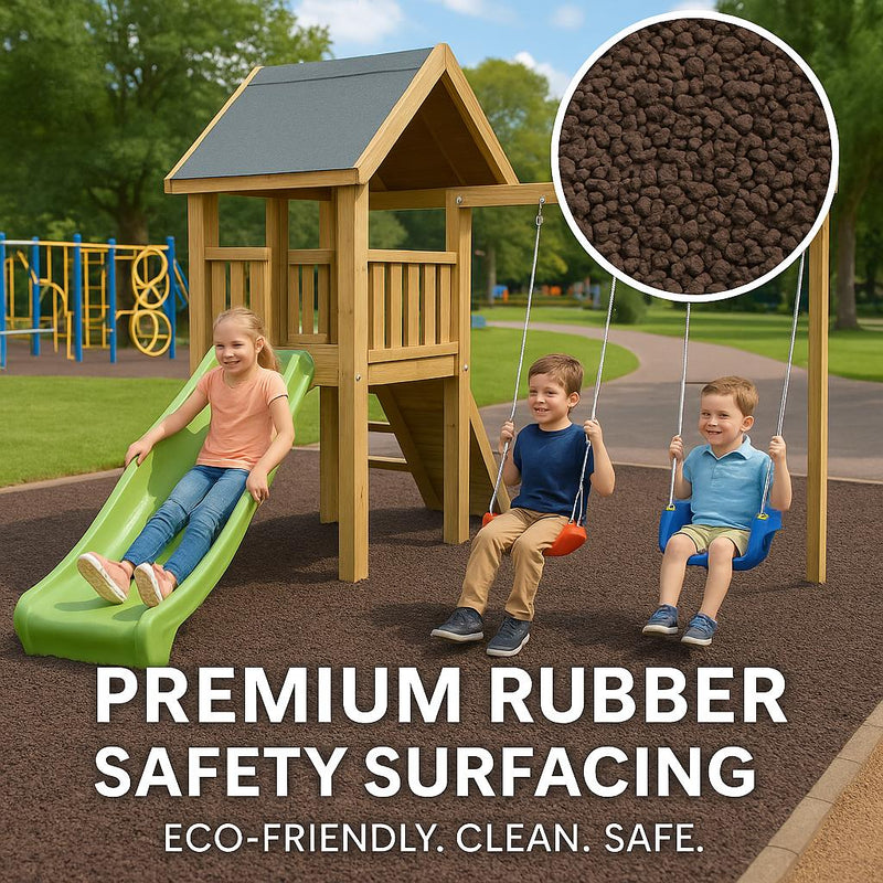 Rubber Chipping Brown