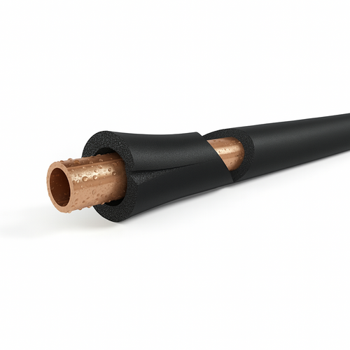 Pipe Insulation Foam Self-Seal Black 28mm x 9mm Wall