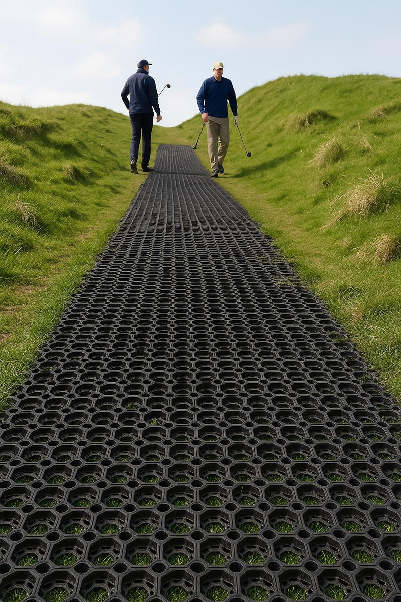 Heavy Duty Rubber Golf Grass Mats - Durable & Easy to Clean, 1.5m x 1m