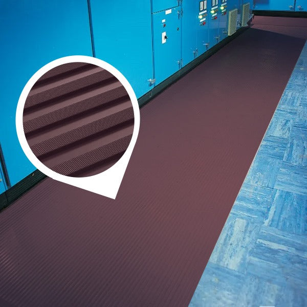 Electrical Insulation Matting – Non-Slip Rubber Safety Mat, Durable & Oil-Resistant, High Voltage Protection for Workspaces & Machinery