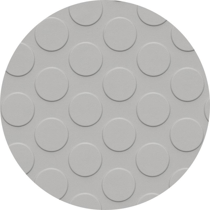 Non-Slip Rubber Flooring Roll – Studded Penny Pattern – R11 Slip Rated – Oil Resistant – 3mm, 4mm, 6mm – Cut to Length