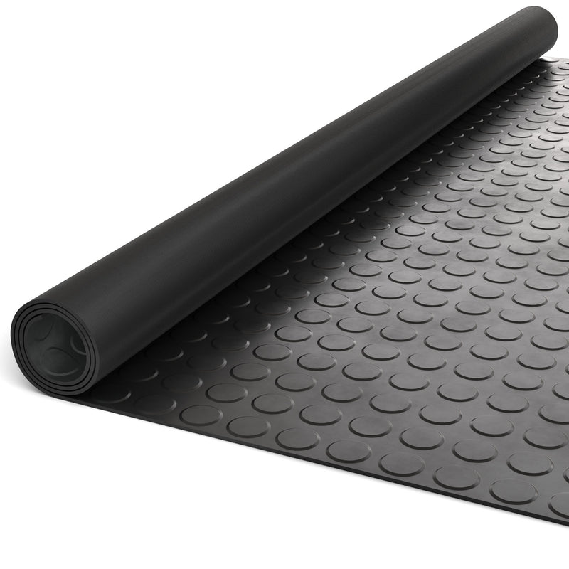 Commercial Grade Non-Slip Heavy Duty Studded Rubber Flooring Roll Linear Metre