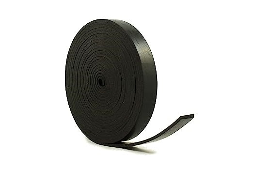 Black Neoprene Solid Rubber Strip - 5M