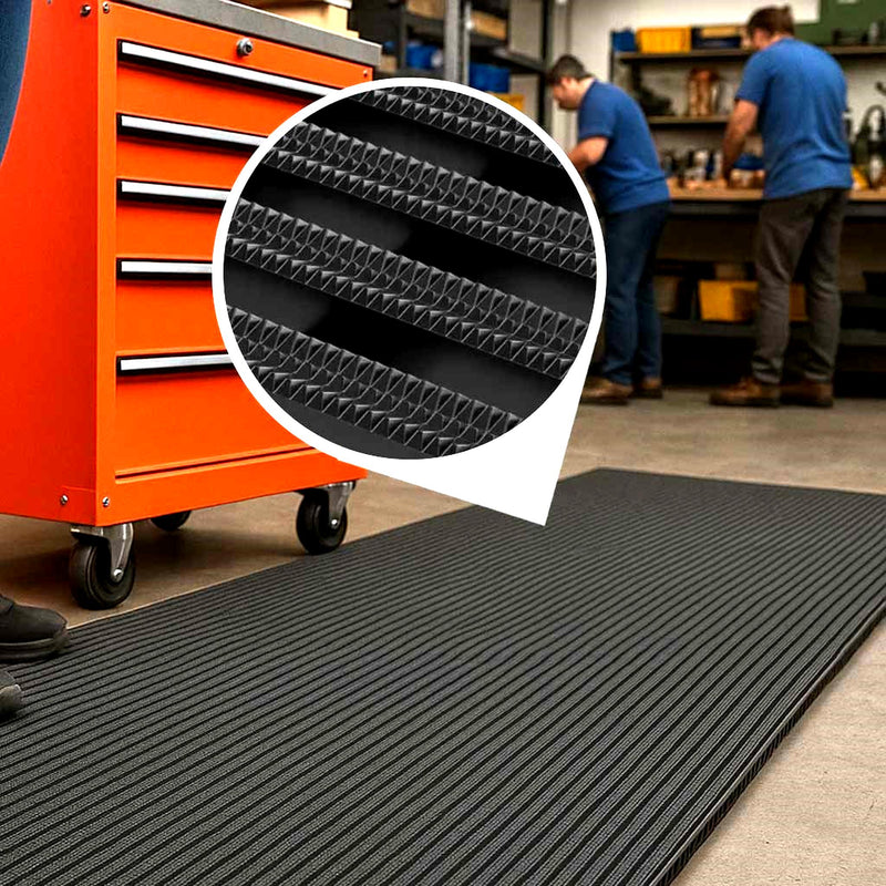 Heavy-Duty Industrial Matting Roll – Non-Slip, High-Traction, UV-Resistant Floor Mat for Wet Areas, Industrial & Outdoor Use