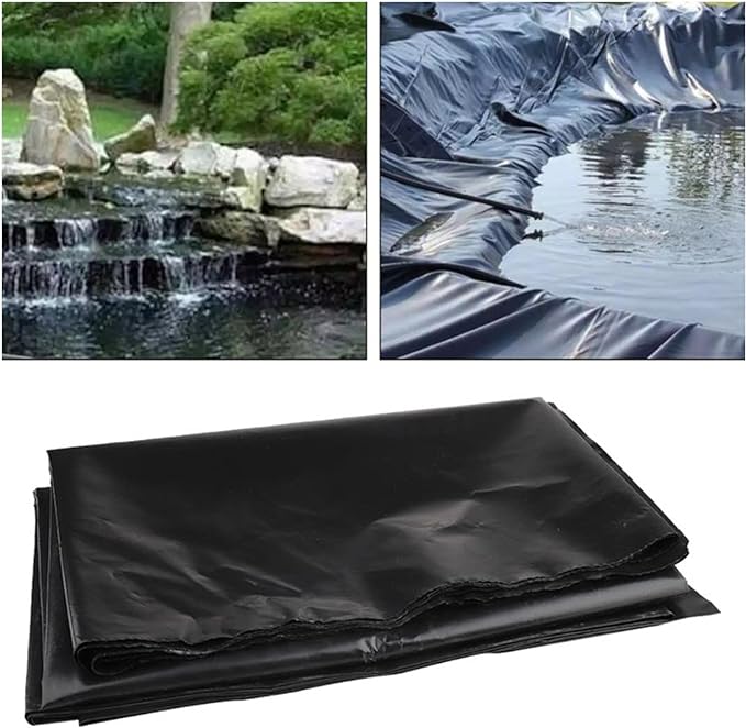 Heavy Duty HDPE Pond Liner 40-Year Guarantee, UV Resistant with Free Underlay - Durable, Flexible, Ideal for Ponds & Water Features