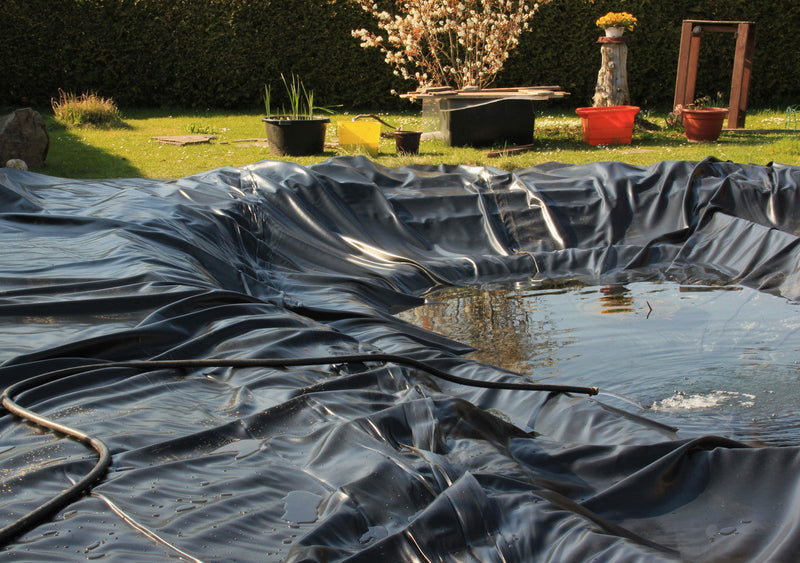 Heavy Duty UV Resistant HDPE Pond Liner with Lifetime Guarantee & Free Underlay – 0.35mm Thick, Durable, and Long-Lasting Pond Lining Solution