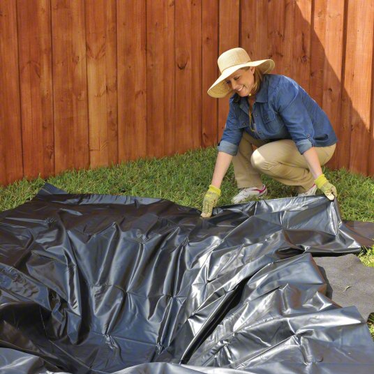 Heavy Duty HDPE Pond Liner 40-Year Guarantee, UV Resistant with Free Underlay - Durable, Flexible, Ideal for Ponds & Water Features