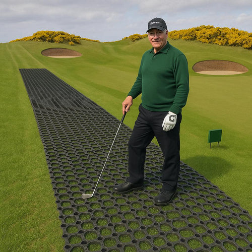 Rubber Grass Mat for Golf Paths – RubberCo 1.5m x 1.0m