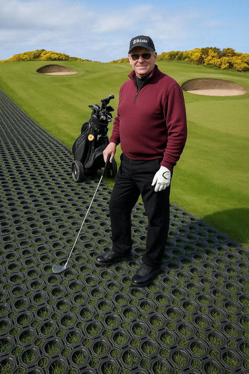 Rubber Grass Mat for Golf Paths – RubberCo 1.5m x 1.0m