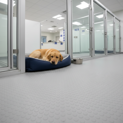 Dog Kennel Flooring – Heavy Duty Non-Slip Rubber Matting | R11 Rated, Hygienic & Waterproof
