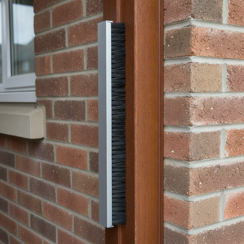 Aluminium Brush Draught Excluder 2m | Door & Window Strip