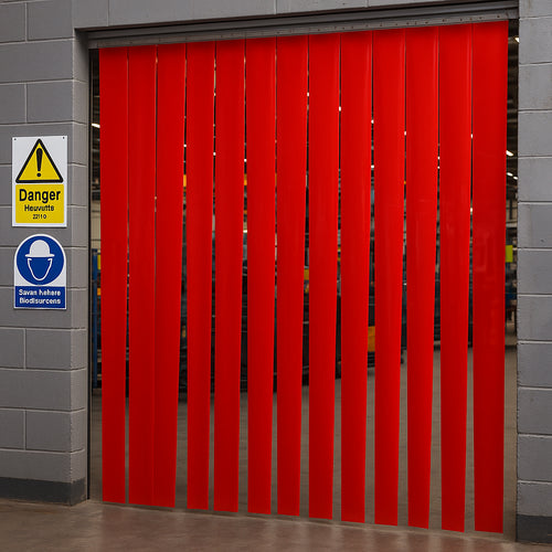 High-Quality Solid Red PVC Rolls (50m) - Energy-Saving, Durable, Craft & Curtain Use