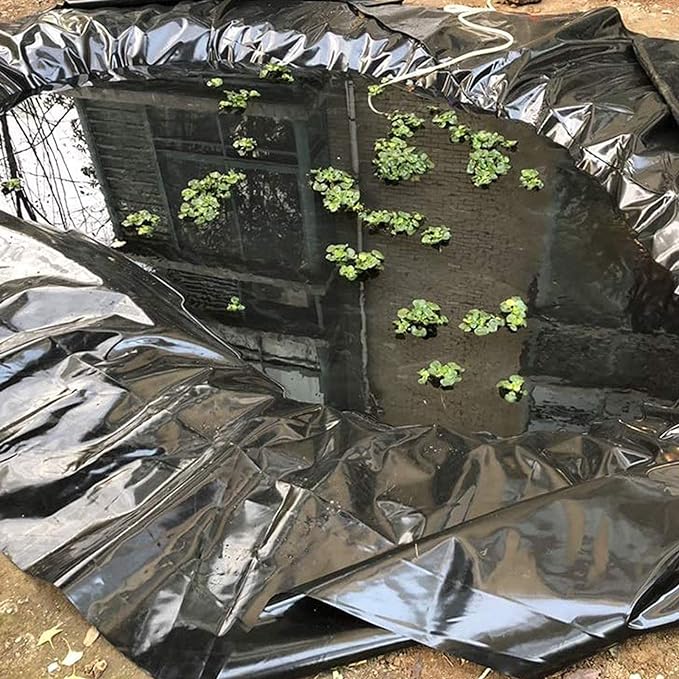 Heavy Duty UV Resistant HDPE Pond Liner with Lifetime Guarantee & Free Underlay – 0.35mm Thick, Durable, and Long-Lasting Pond Lining Solution