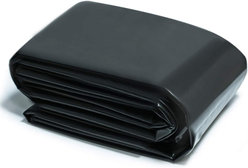 Heavy Duty Black Pond Liner 40-Year Guarantee 0.35mm LDPE with Free Underlay Durable, UV Resistant, Easy Install Pond Lining