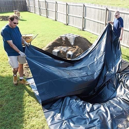 Heavy Duty HDPE Pond Liner 40-Year Guarantee, UV Resistant with Free Underlay - Durable, Flexible, Ideal for Ponds & Water Features