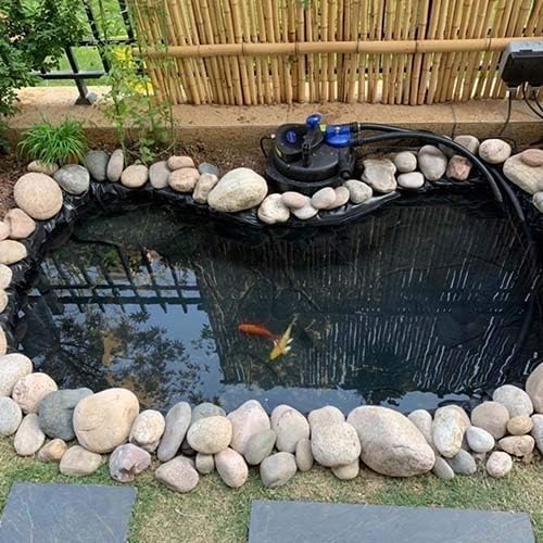 Heavy Duty HDPE Pond Liner 40-Year Guarantee, UV Resistant with Free Underlay - Durable, Flexible, Ideal for Ponds & Water Features