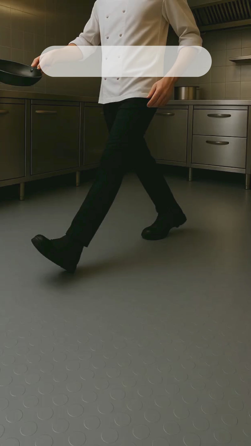 Heavy-Duty Rubber Flooring – R11 Rated, 2m Wide Roll, Anti-Slip & Oil-Resistant