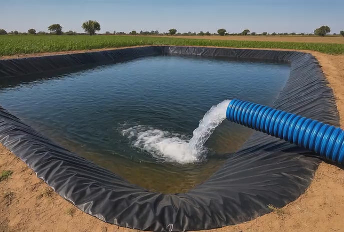Heavy Duty LDPE Pond Liner 0.35mm, 25 Year Guarantee, Extra Thick & Durable for Ponds and Water Features, UV & Puncture Resistant, Easy to Install