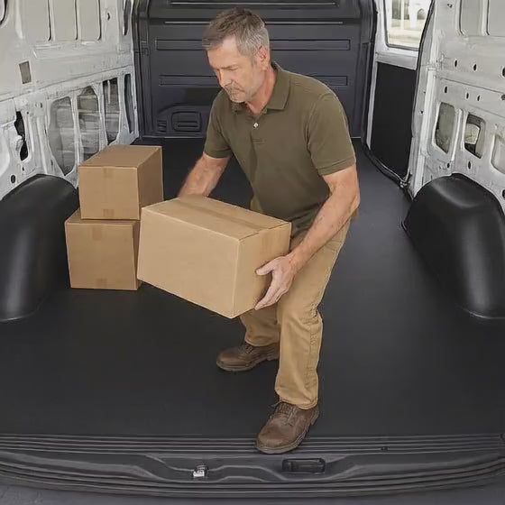 Heavy-Duty Non-Slip Rubber Van Lining – Cold-Resistant, Insulating, Durable | Sold by the Metre