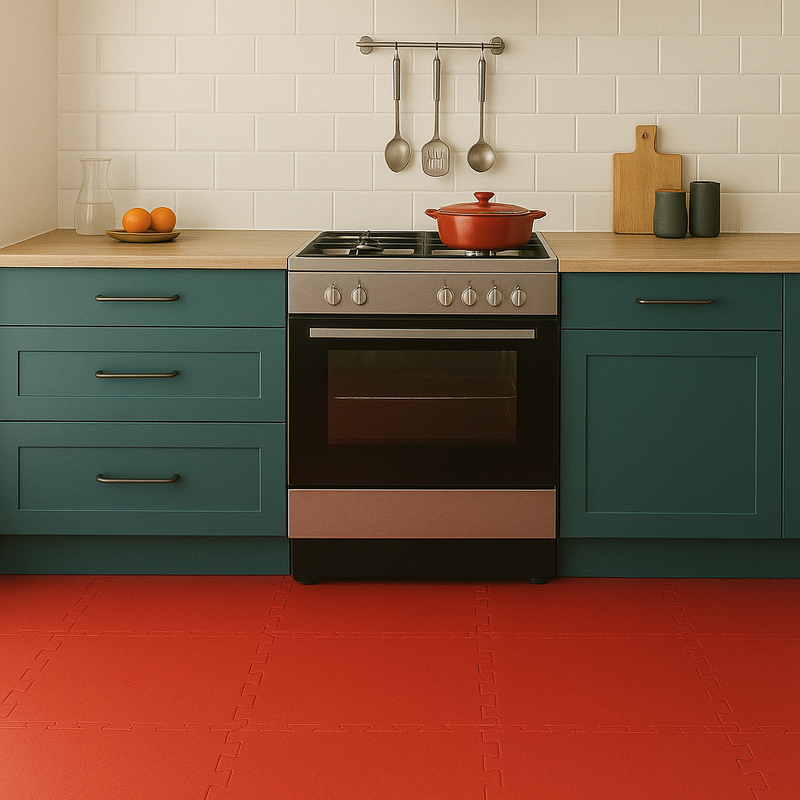 Easyway Interlock GT Rubber Floor Tiles - Higher Fire resistance
