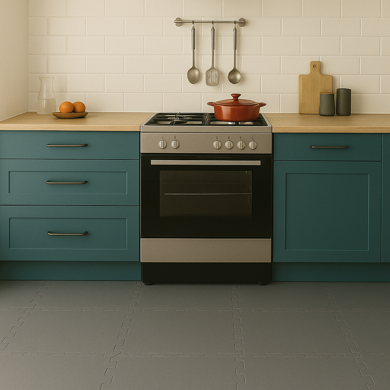 Easyway Interlock GT Rubber Floor Tiles - Higher Fire resistance