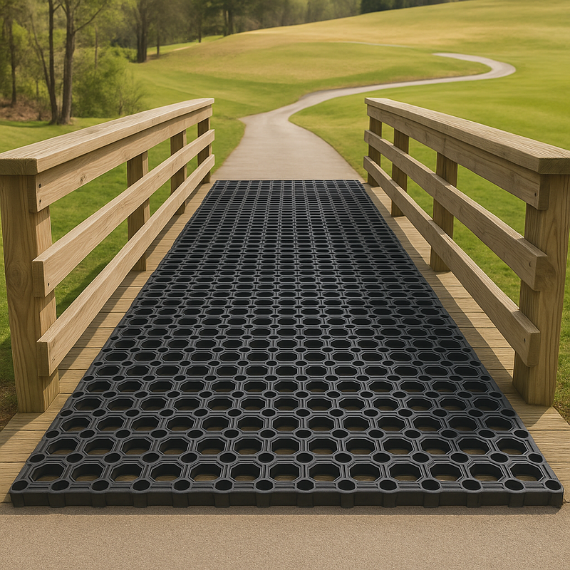 Rubber Grass Mat for Golf Paths – RubberCo 1.5m x 1.0m