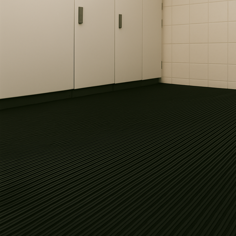 Electrical Safety Matting 1000V IEC61111 Class 0 - Fine Ribbed EPDM Rubber, Anti-Slip, Halogen-Free, 3mm Thick, Low Maintenance REACH & RoHS Compliant Linear Metre