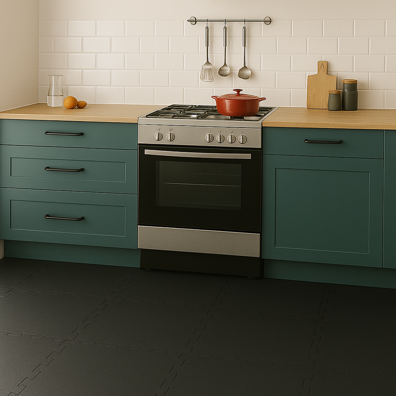 Easyway Interlock GT Rubber Floor Tiles - Higher Fire resistance