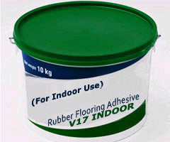 Vulka-Bond V17 Indoor Rubber Adhesive Non-Staining for Rubber Flooring & Matting Easy-To-Apply Paste