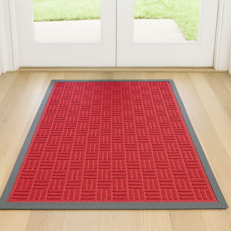 Heavy Duty Rubber Barrier Mats – Anti-Slip, High Traffic, Dual Surface, Dirt & Moisture Trapping, Bevelled Edges, Durable Rubber Base