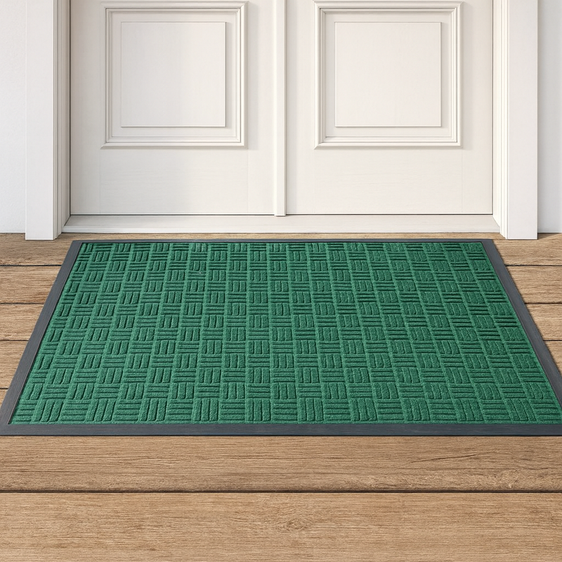 Heavy Duty Rubber Barrier Mats – Anti-Slip, High Traffic, Dual Surface, Dirt & Moisture Trapping, Bevelled Edges, Durable Rubber Base