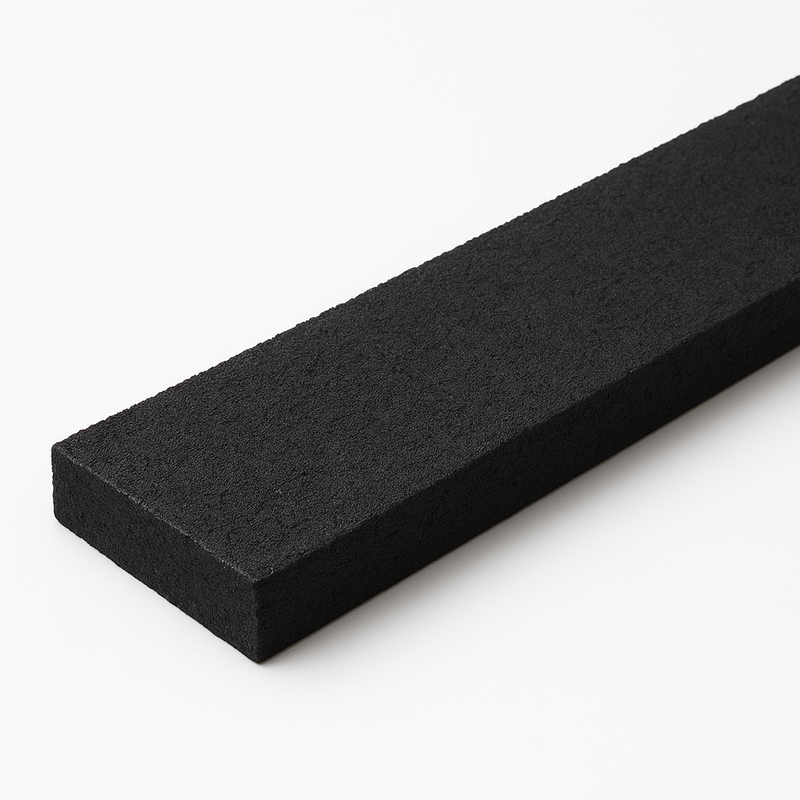 VibeGuard Rubber Vibration Dampener Multi-Purpose Strip for Noise & Shock Control - 1m x 75mm x 15mm
