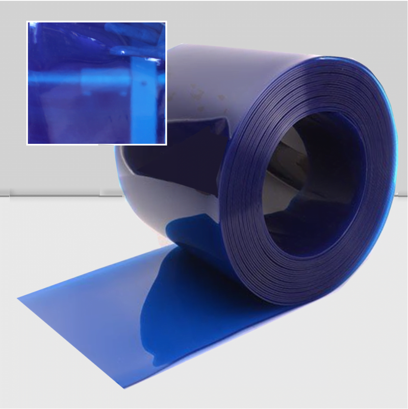 Transparent Blue PVC Rolls (50m)