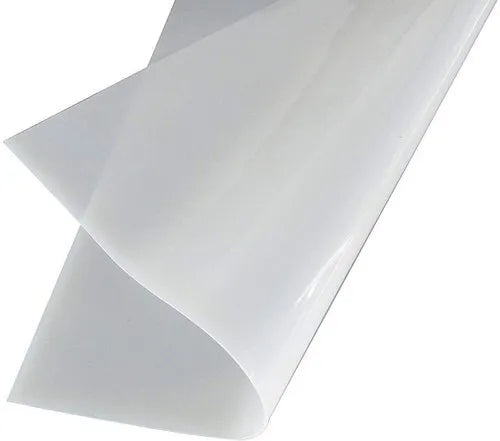 Ultra Thin Silicone Sheet - 20μm, 250mm x 250mm, Translucent, Flexible, High Dielectric Strength, -45°C to +200°C, Ideal for Electronics, Food Packaging