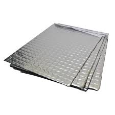 2mm Sound Deadening Damping Mat - 40 Sheets for Car Van Internal Use, Vibration Reduction, Noise Insulation, Self-Adhesive Butyl & Aluminium Layer