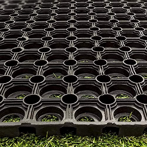 Rubber Grass Mats Playground Safety Surface Tested to EN1177 - Rubber Co