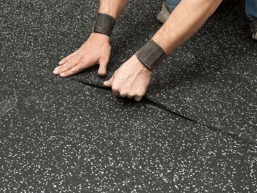 Classico Rubber Flooring Rolls Easy to Clean and Impact-Resistant Ideal for Home, Gym and Commercial Use