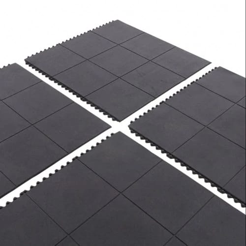 Heavy Duty Shock Absorbing Rubber Playground Mats Eco-Friendly Outdoor Safety Flooring