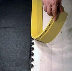 PVC Free Solid Interconnecting Garage Tiles - Rubber Co