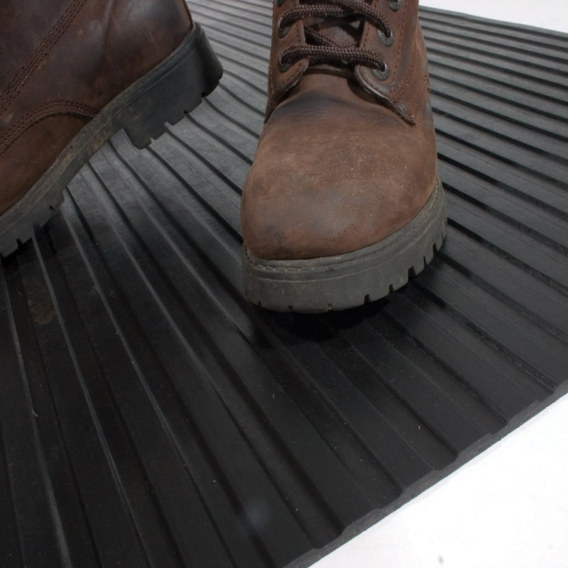 Outdoor Rubber Matting Broad Ribbed - Rubber Co