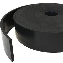 Black Neoprene Solid Rubber Strip - Rubber Co
