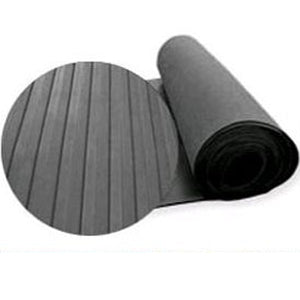 Broad Ribbed Non-Slip Rubber Matting Roll Heavy Duty Anti-Slip Flooring for High Traffic Areas Durable Cold Insulating Anti-Creep Design