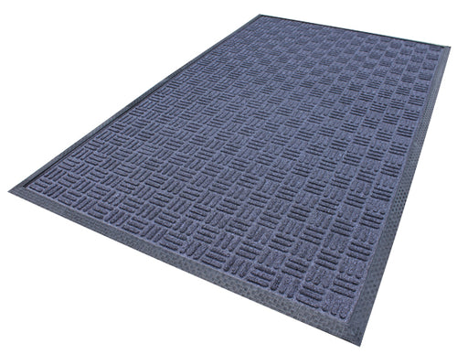 Heavy Duty Deluxe Entrance Matting - Rubber Backed, Oil & Grease Resistant, Polypropylene Top, Indoor/Outdoor Use, Durable & Slip-Resistant