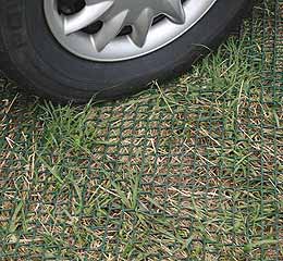 2m x 30m Strong Grass Turf Protection Reinforcement Mesh Mat Car Park Lawn A - Rubber Co