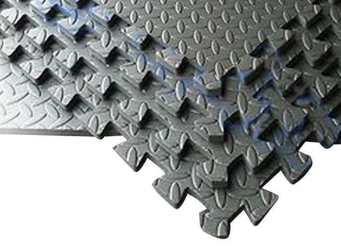 Eva Garage Floor tiles - Rubber Co