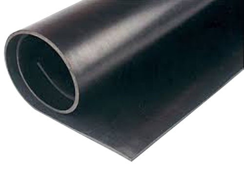 Plain Rubber Matting Sheet Smooth Both Sides, Noise Reducing, Economical Flooring for General & Specialized Use - Versatile Rubber Mat