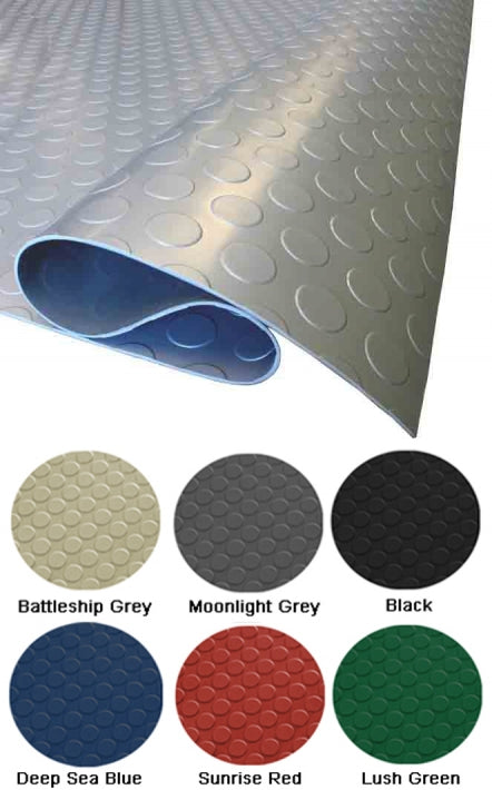 Rubber Flooring Studded Various Sizes - Rubber Co