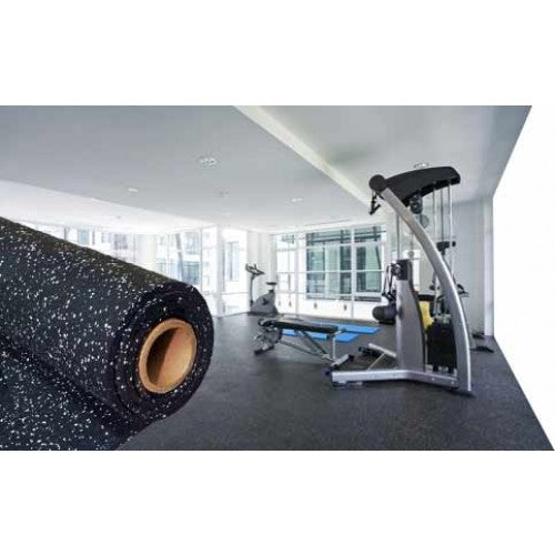 Heavy Duty Spike & Skate Resistant Rubber Gym Flooring - Cut Lengths